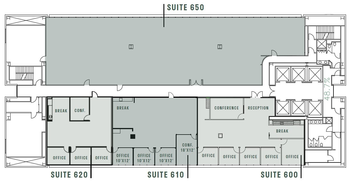 451 A St, San Diego, CA for lease Floor Plan- Image 1 of 1