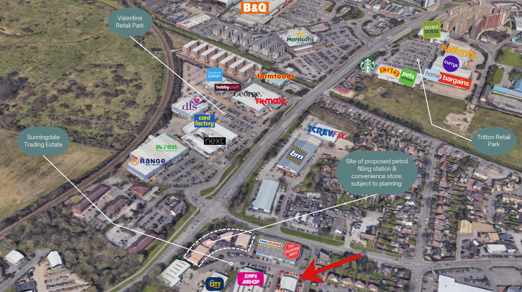 Dixon Clos, Lincoln for lease Aerial- Image 1 of 1