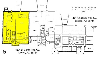 4201 S Santa Rita Ave, Tucson, AZ for sale - Floor Plan - Image 3 of 4
