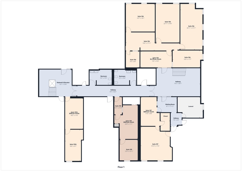 240 E Lake St, Addison, IL for lease - Floor Plan - Image 2 of 17