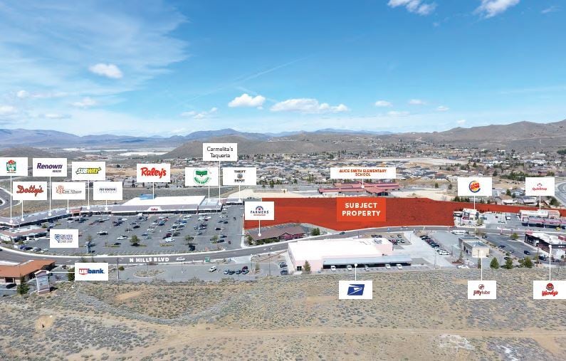 N Hills Blvd, Reno, NV for sale - Aerial - Image 2 of 4