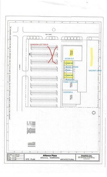 1300-1322 W 3rd St, Alliance, NE à louer - Plan de site - Image 1 de 5