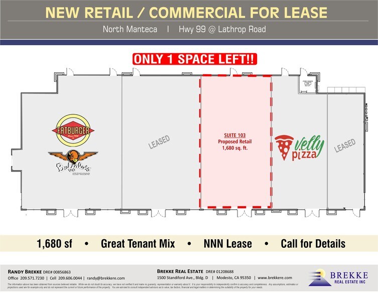 Hwy 99 & Lathrop Rd, Manteca, CA for lease - Building Photo - Image 2 of 5
