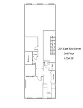 204 E 83rd St, New York, NY for lease Floor Plan- Image 1 of 1