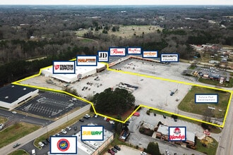 1839 J a Cochran Byp, Chester, SC - Aérien  Vue de la carte