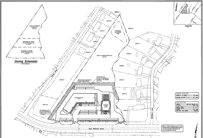 8203 E Brainerd Rd, Chattanooga, TN for sale - Site Plan - Image 3 of 23