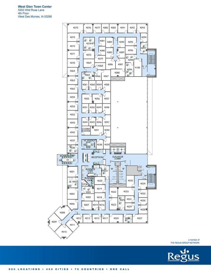 5550 Wild Rose Ln, West Des Moines, IA for lease Floor Plan- Image 1 of 3