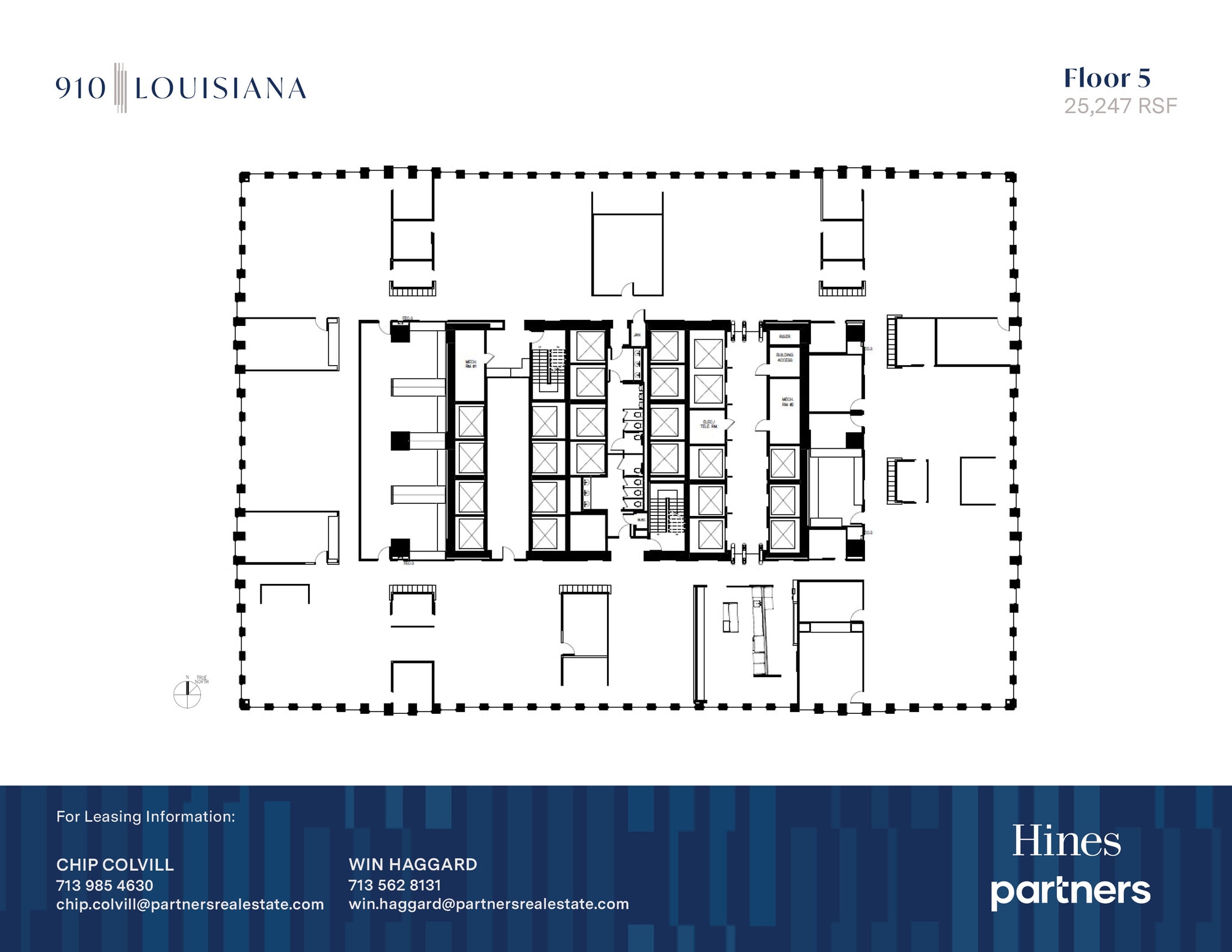 910 Louisiana St, Houston, TX à louer Plan d’étage- Image 1 de 1