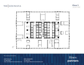 910 Louisiana St, Houston, TX à louer Plan d’étage- Image 1 de 1