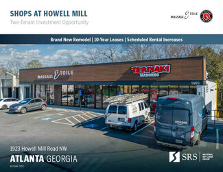 Plus de détails pour 1923 Howell Mill Rd NW, Atlanta, GA - Vente au détail à vendre