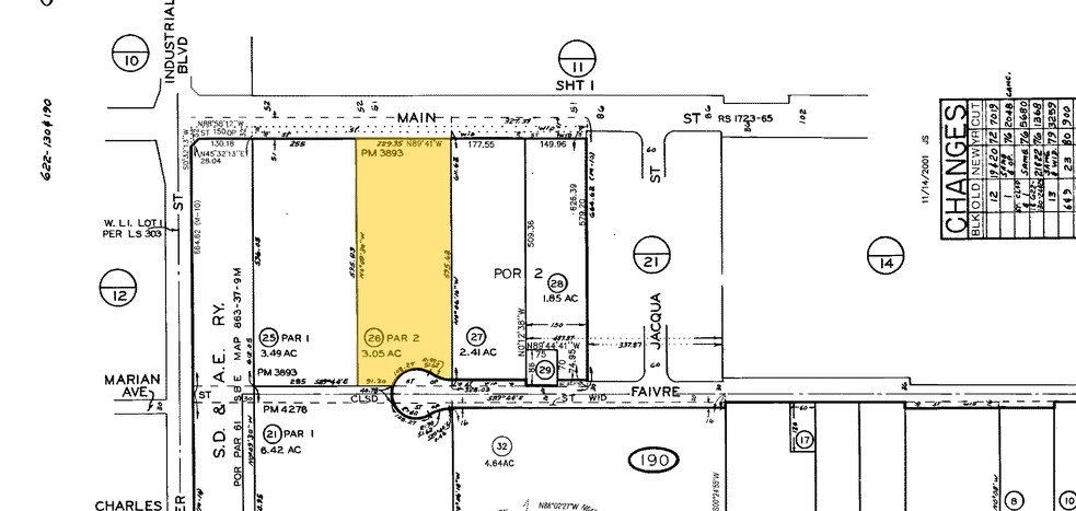 2365 Main St, Chula Vista, CA à louer - Plan cadastral - Image 2 de 31