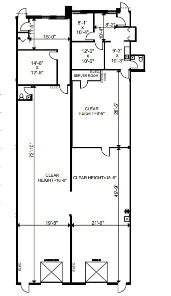 703-729 Av Meloche, Dorval, QC à louer Plan d’étage- Image 1 de 1