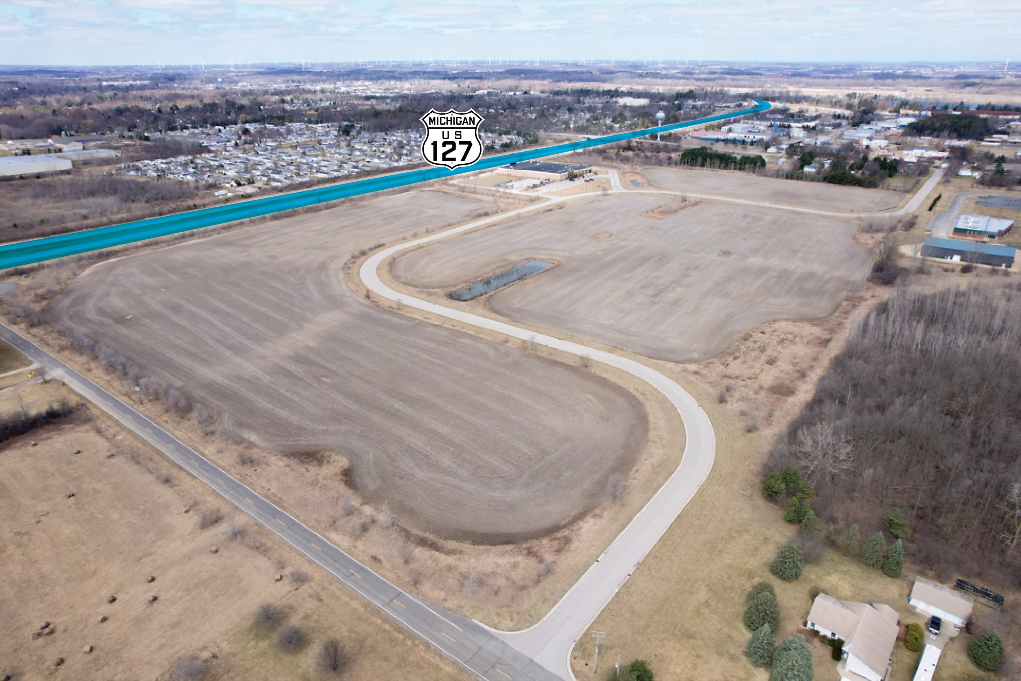 1322 Remus Rd, Mount Pleasant, MI for lease Aerial- Image 1 of 6