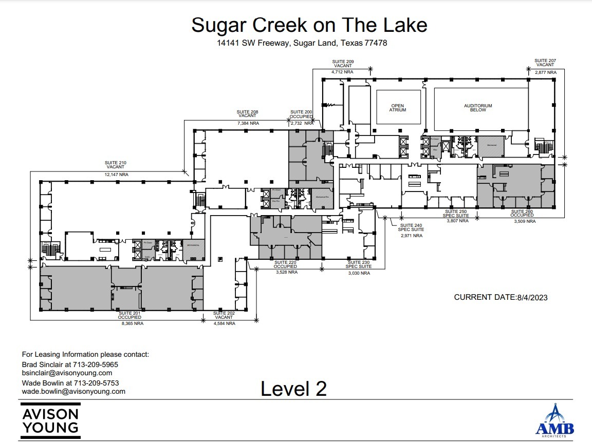 14141 Southwest Fwy, Sugar Land, TX à louer Plan d  tage- Image 1 de 1