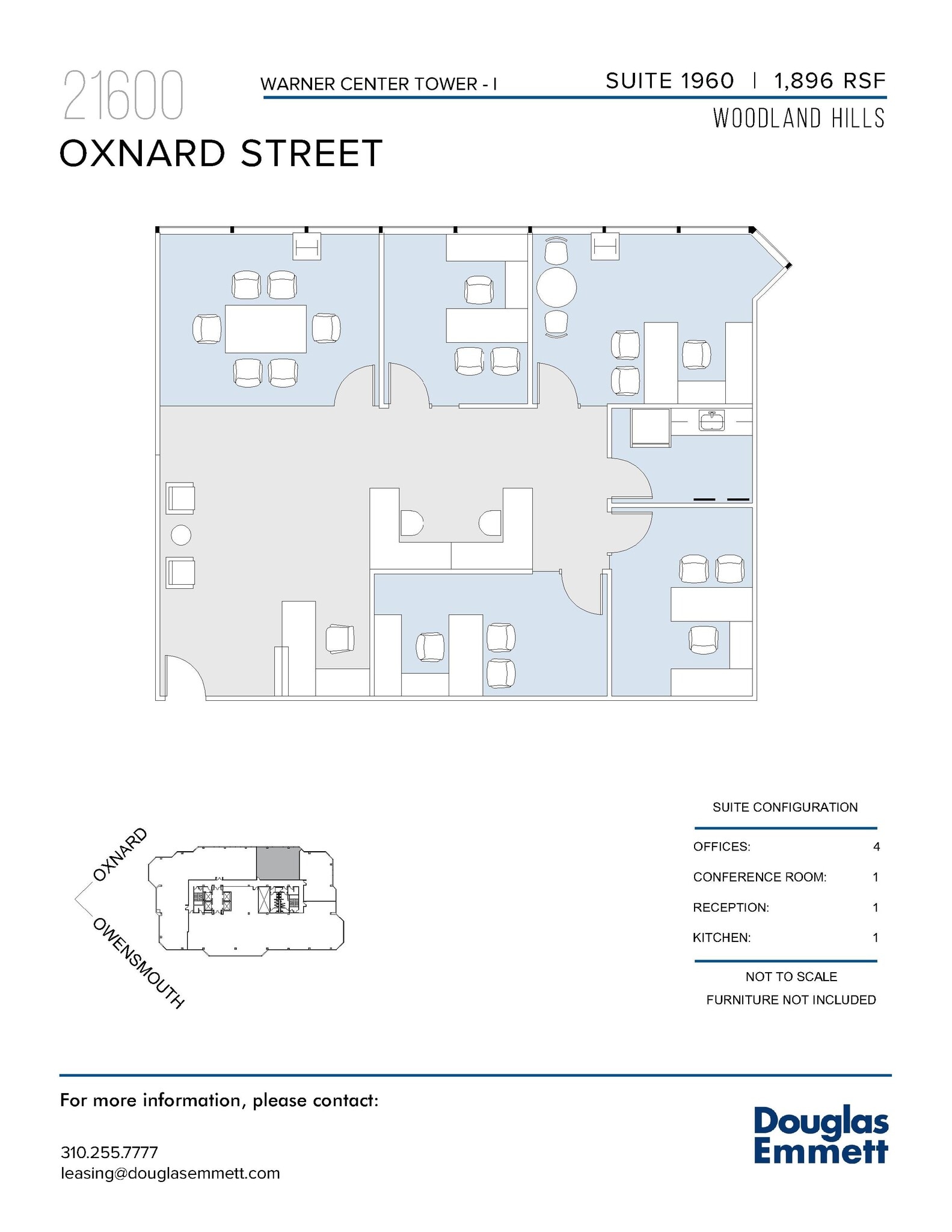 21600 Oxnard St, Woodland Hills, CA for lease Floor Plan- Image 1 of 1