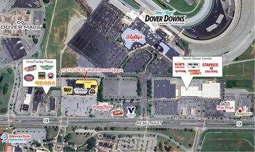 1165A N DuPont Hwy, Dover, DE - AERIAL map view