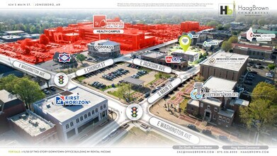 624 S Main St, Jonesboro, AR - Aérien  Vue de la carte - Image1