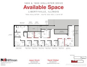 1900 Hollister Dr, Libertyville, IL à louer Plan d’étage- Image 2 de 3