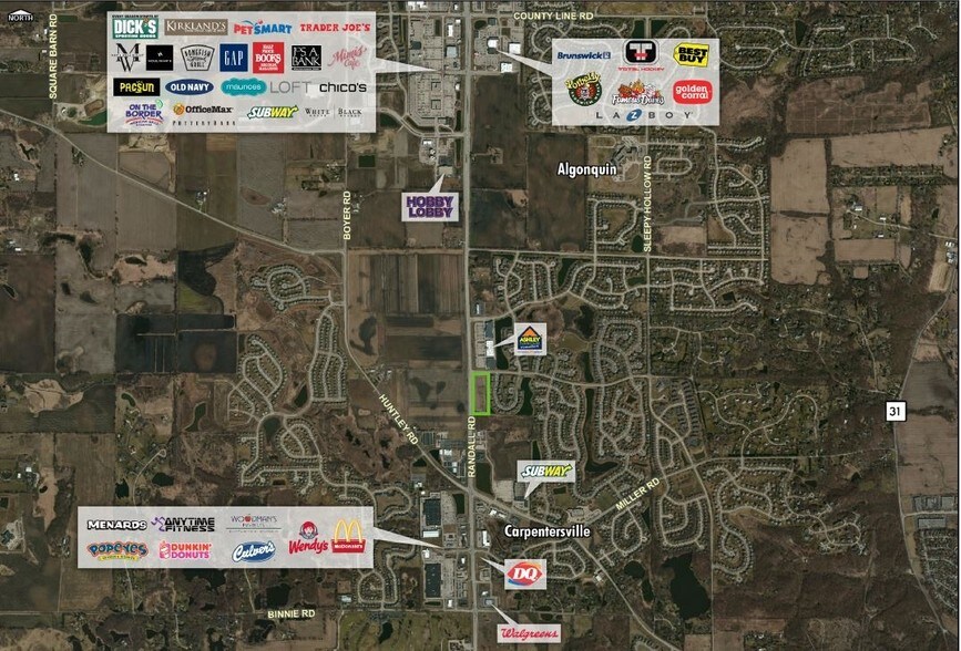 SEC of Randall Rd & Grandview Dr, Carpentersville, IL à vendre - Photo du bâtiment - Image 2 de 3