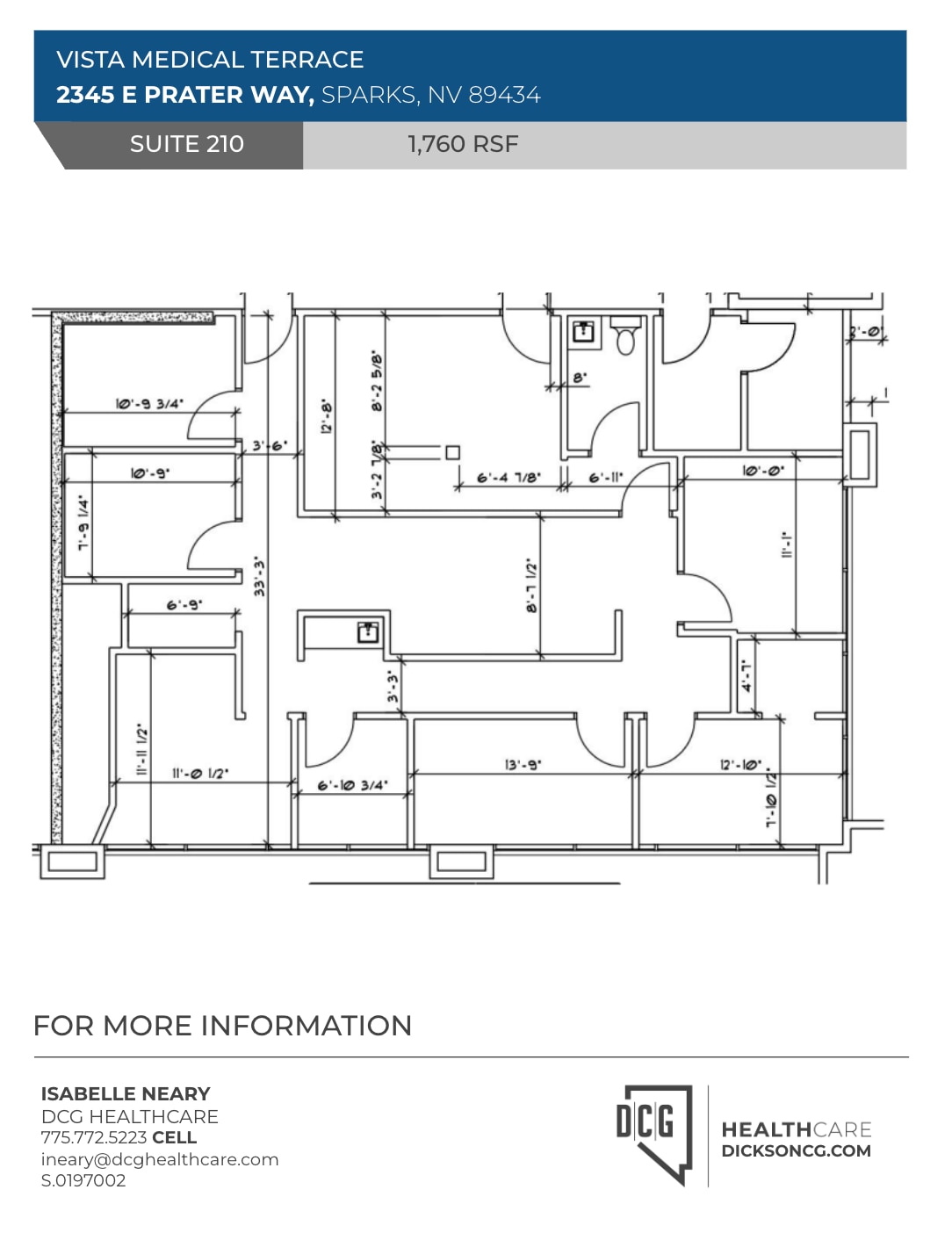2345 E Prater Way, Sparks, NV for lease Floor Plan- Image 1 of 1