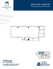 11757 Katy Fwy, Houston, TX à louer Plan d’étage- Image 1 de 1