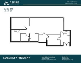 11511 Katy Fwy, Houston, TX for lease Floor Plan- Image 1 of 1