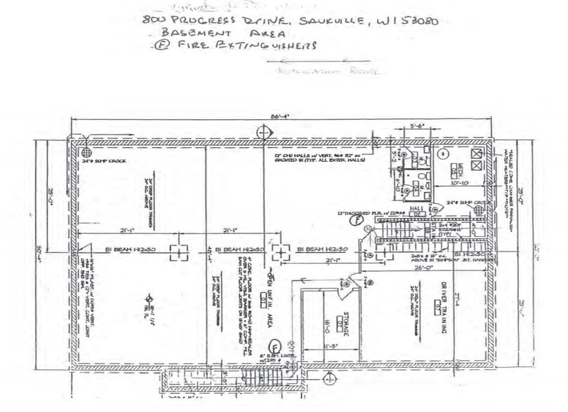 800 N Progress Dr, Saukville, WI à vendre - Plan d  tage - Image 3 de 3