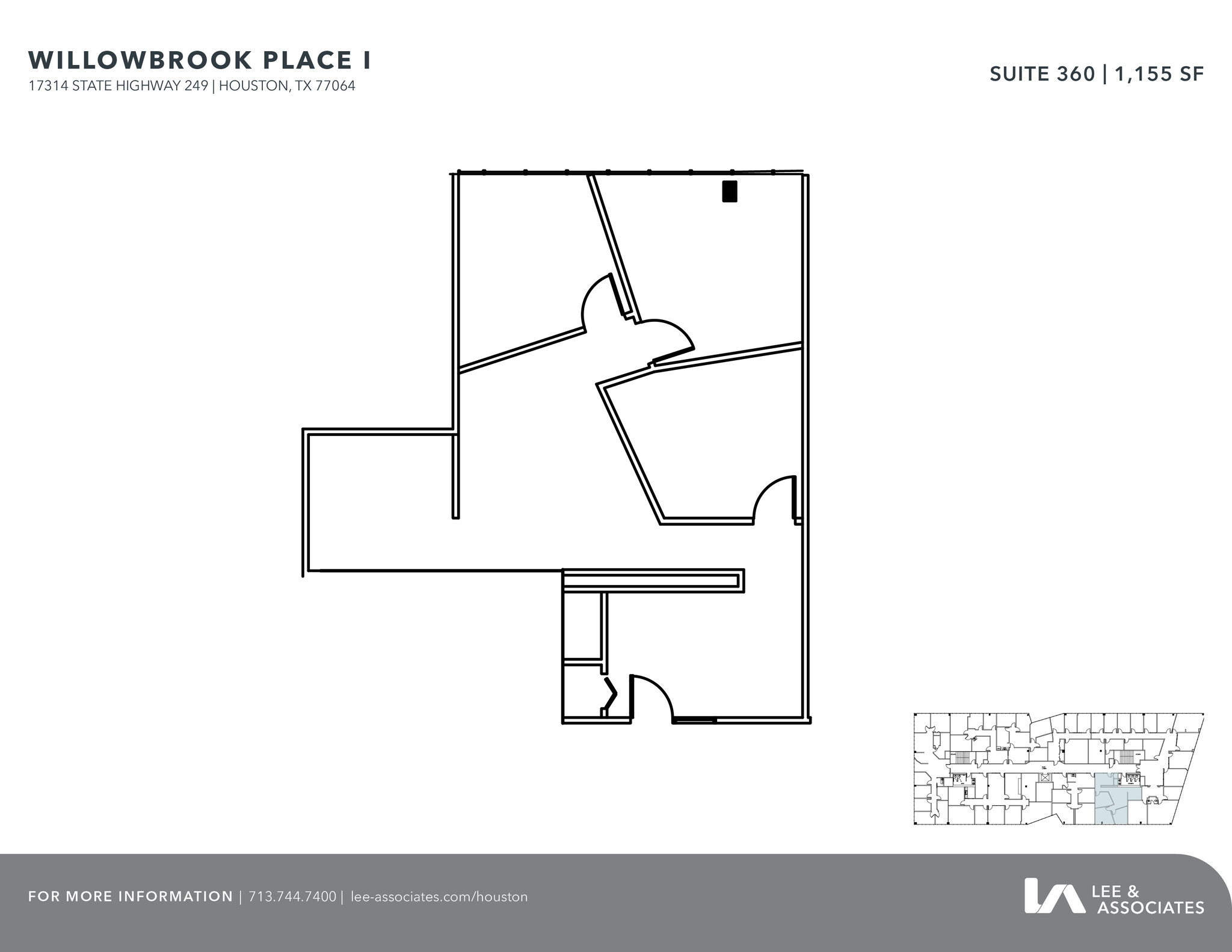 17314 State Highway 249, Houston, TX for lease Floor Plan- Image 1 of 2