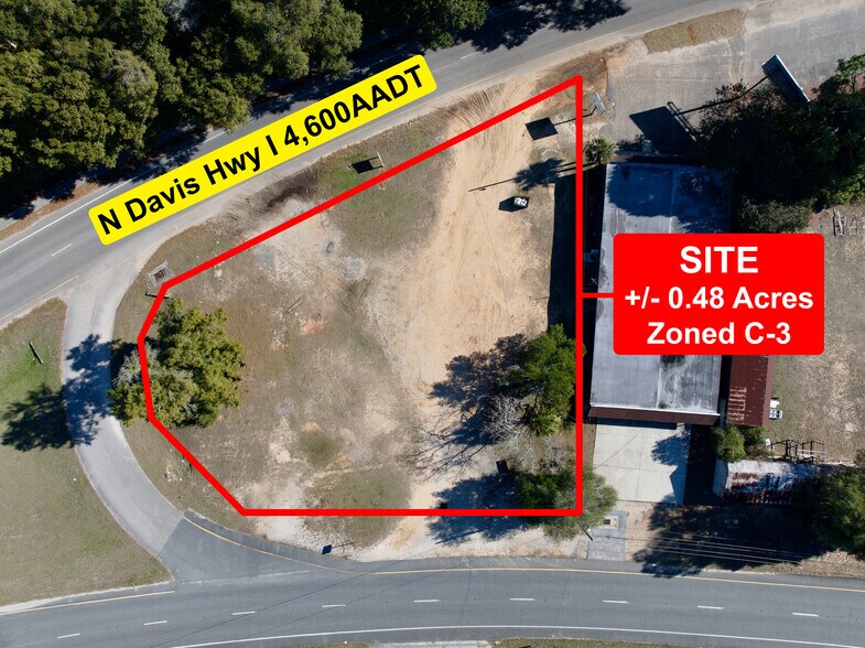 3499 Davis Hwy, Pensacola, FL à vendre - Aérien - Image 2 de 9
