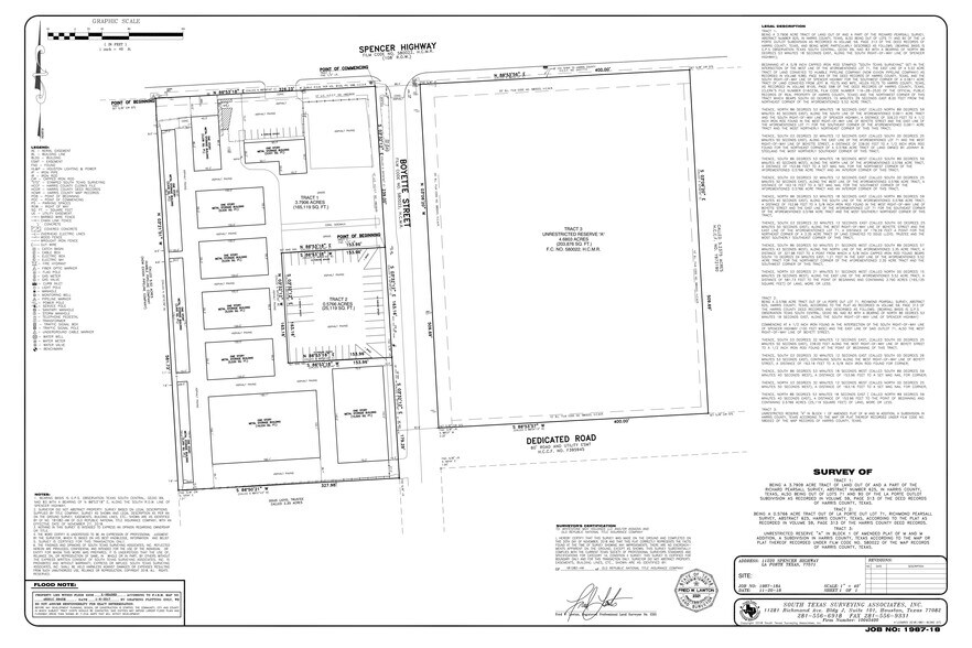 Spencer, La Porte, TX à vendre - Plan cadastral - Image 3 de 5