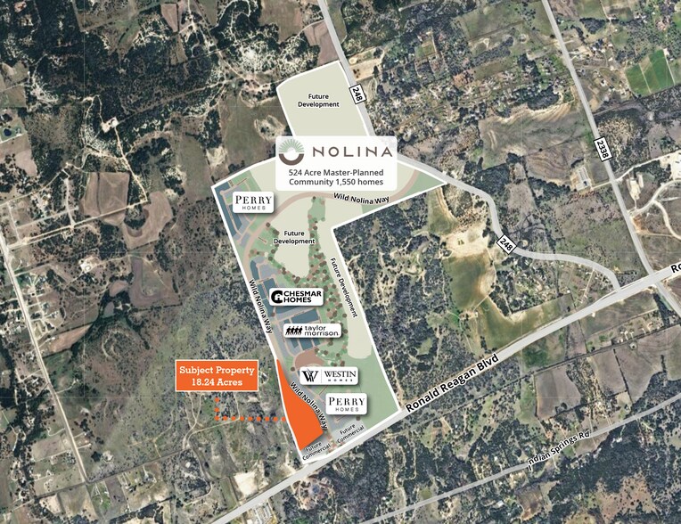 205 Wild Nolina Way, Georgetown, TX à vendre - Aérien - Image 2 de 3