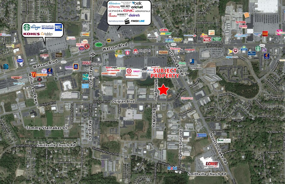 104 Whiting Way, Warner Robins, GA à louer - Aérien - Image 3 de 4