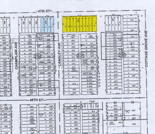 707 E 47th St, Chicago, IL à vendre - Plan cadastral - Image 3 de 3