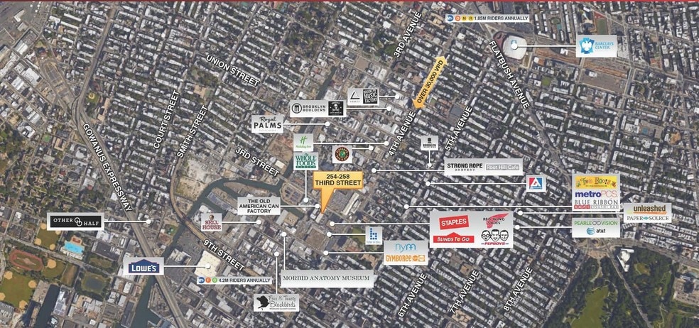 254 3rd St, Brooklyn, NY à louer - Aérien - Image 2 de 2