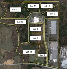 Oxford Industrial Park, Oxford, NC - AERIAL  map view - Image1
