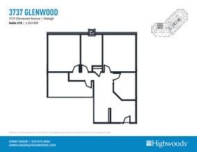 3737 Glenwood Ave, Raleigh, NC for lease Floor Plan- Image 1 of 1