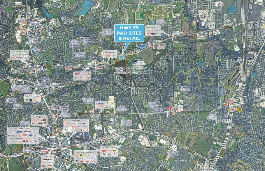 2700 E Palm Valley Blvd, Round Rock, TX for lease - Aerial - Image 2 of 3