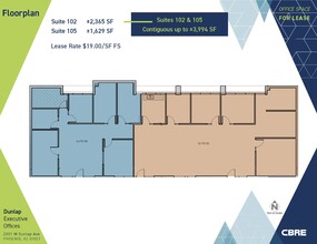 2301 W Dunlap Ave, Phoenix, AZ à louer Plan d  tage- Image 1 de 1