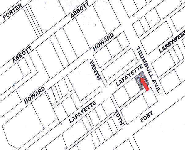 1501-1515 W Lafayette Blvd, Detroit, MI à louer - Plan cadastral - Image 3 de 17