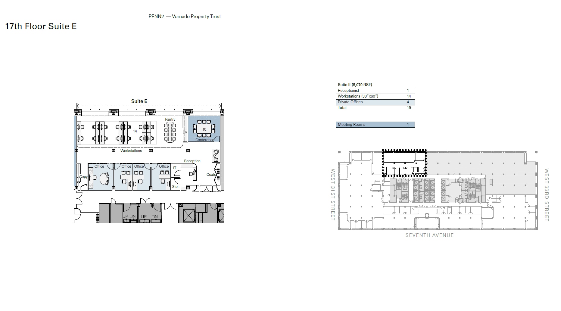 PENN 2, New York, NY à louer Plan d’étage- Image 1 de 10