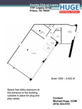 1701 Legacy Dr, Frisco, TX à louer Plan d’étage- Image 1 de 1