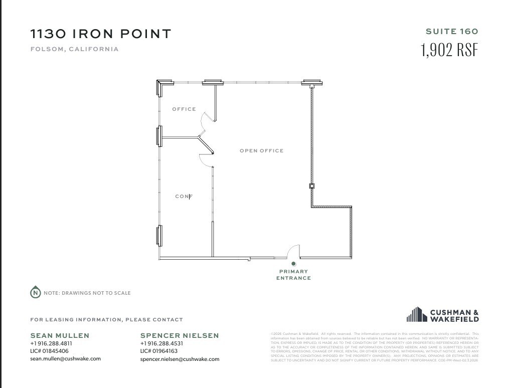 1130 Iron Point Rd, Folsom, CA for lease Floor Plan- Image 1 of 1