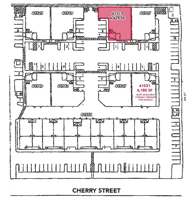 41543 Cherry St, Murrieta, CA à louer Plan d’étage- Image 1 de 1