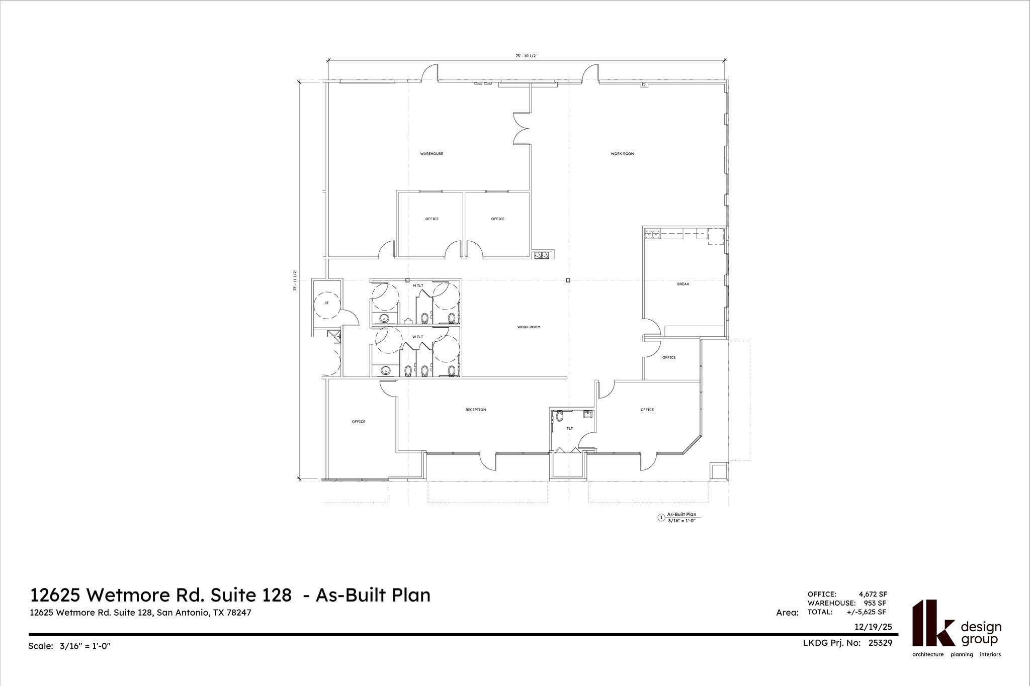 12625 Wetmore Rd, San Antonio, TX à louer Plan d’étage- Image 1 de 1