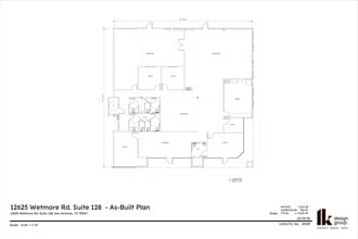 12625 Wetmore Rd, San Antonio, TX à louer Plan d’étage- Image 1 de 1