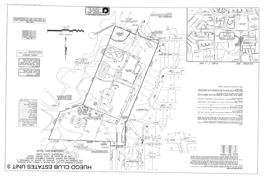12726 Montana, El Paso, TX à vendre - Plan de site - Image 2 de 2