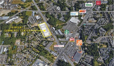 11604 Airport Rd, Everett, WA - AERIAL  map view