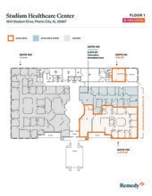 1810 Stadium Dr, Phenix City, AL à louer Plan d’étage- Image 1 de 1