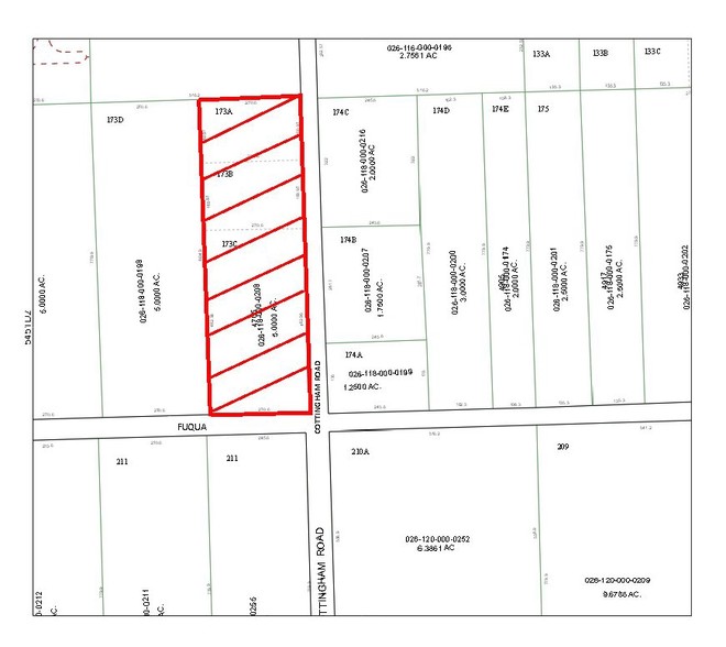 4729 Fuqua St, Houston, TX for lease - Plat Map - Image 2 of 3