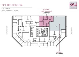 824 N Market St, Wilmington, DE for lease Floor Plan- Image 1 of 1